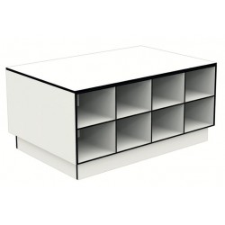 Overstapbank HPL 16-vaks - Type 30