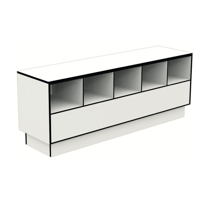 Overstapbank HPL 10-vaks - Type 20