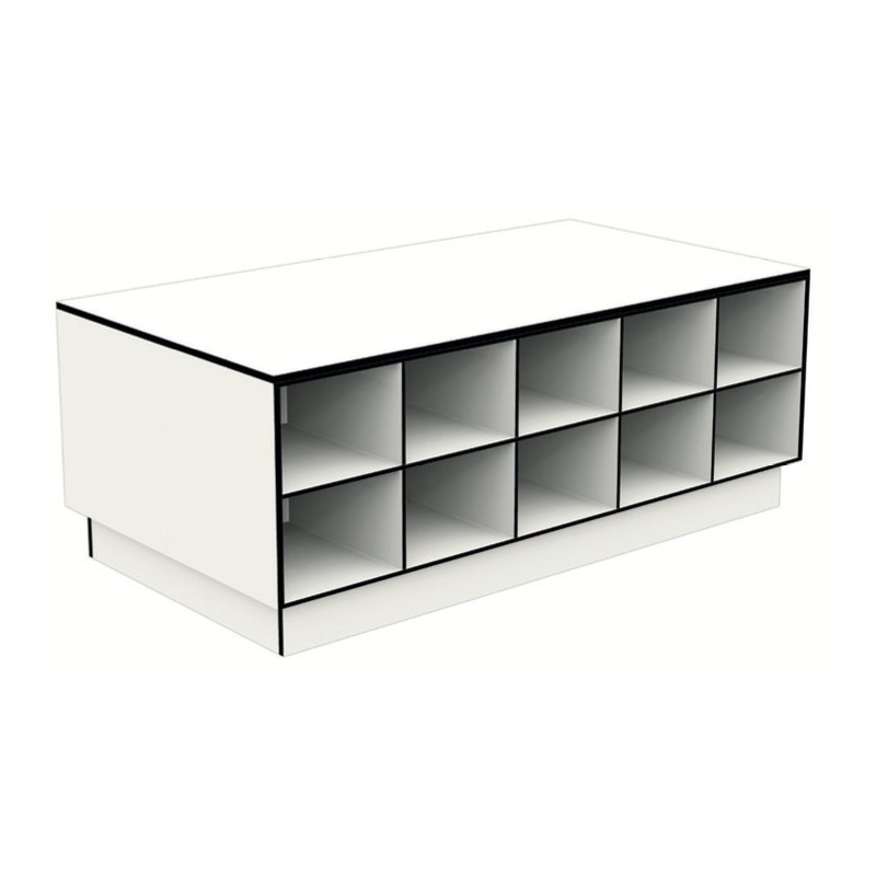 Overstapbank HPL 20-vaks - Type 30