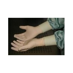 Poedervrije steriele latex handschoenen