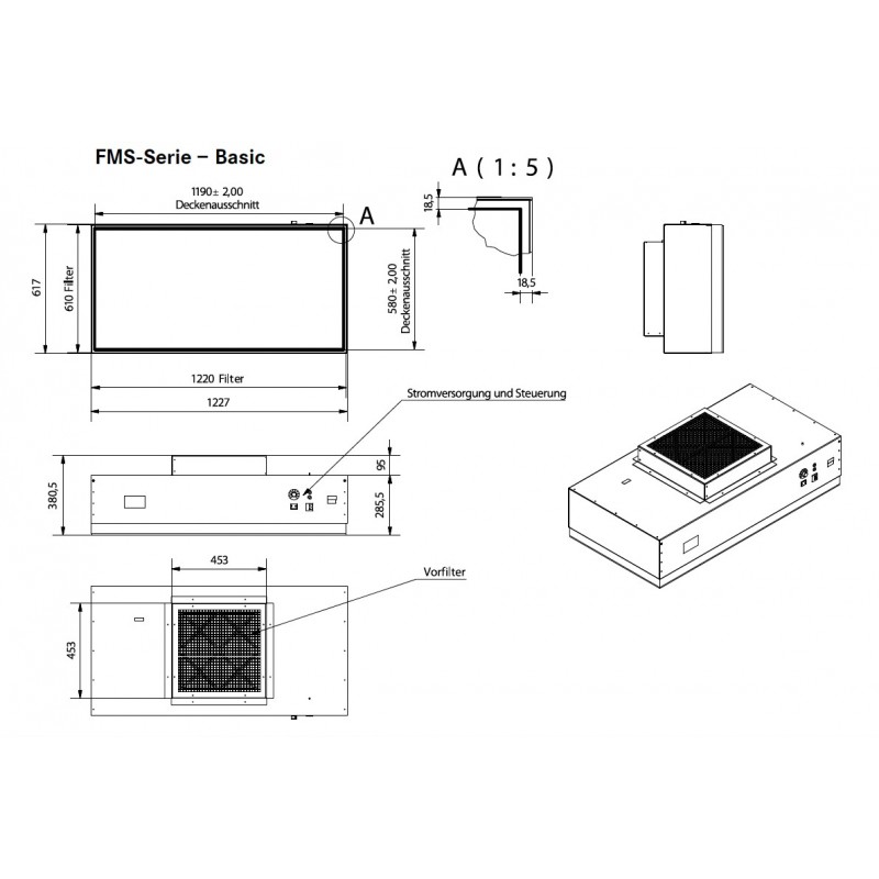 Fan-Filter-Unit (FFU) FMS-Basic