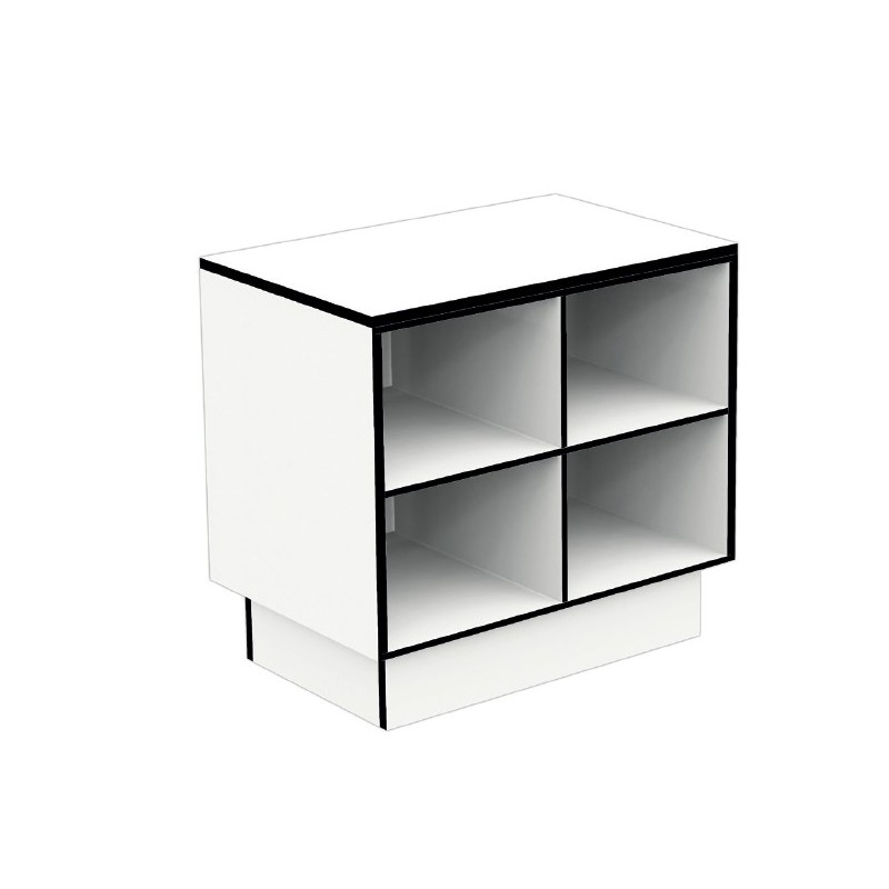 Overstapbank HPL 4-vaks - Type 10